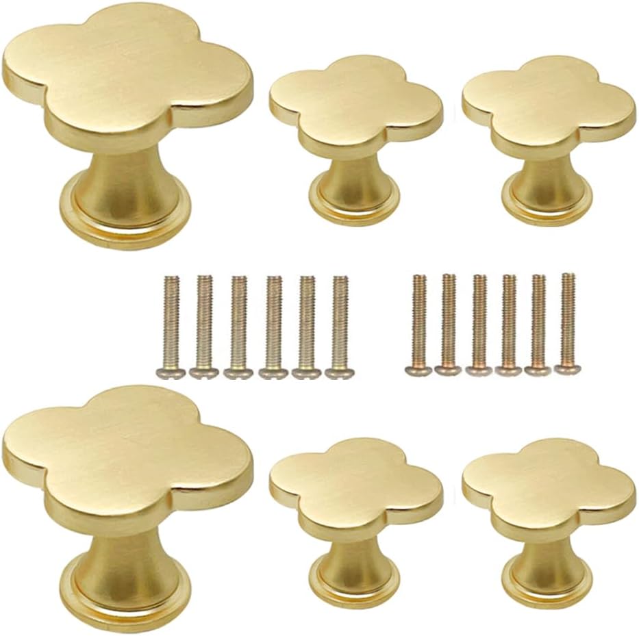 Knob Handles, Door Knobs, Pull Handles, Drawer Handles -Pack of 6 pcs