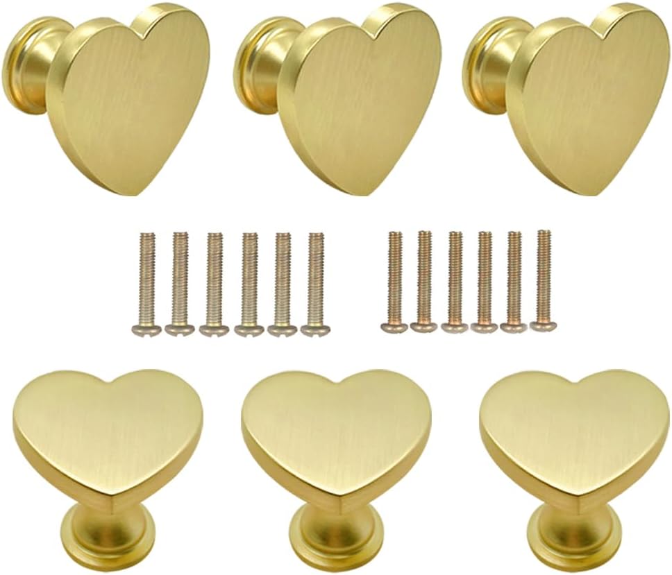 Knob Handles, Door Knobs, Pull Handles, Drawer Handles -Pack of 6 pcs