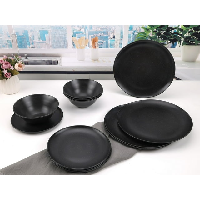 Eco-Friendly Dinnerware Set -Pack of 12