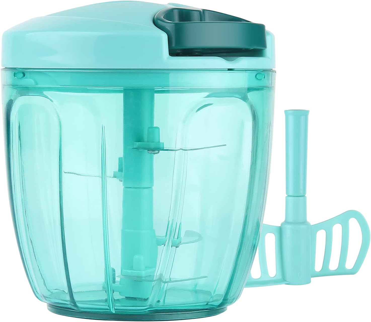 Manual Food Chopper, Vegetable Cutter, Chopper, Hand String Chopper, Smoothie Blender -900ml