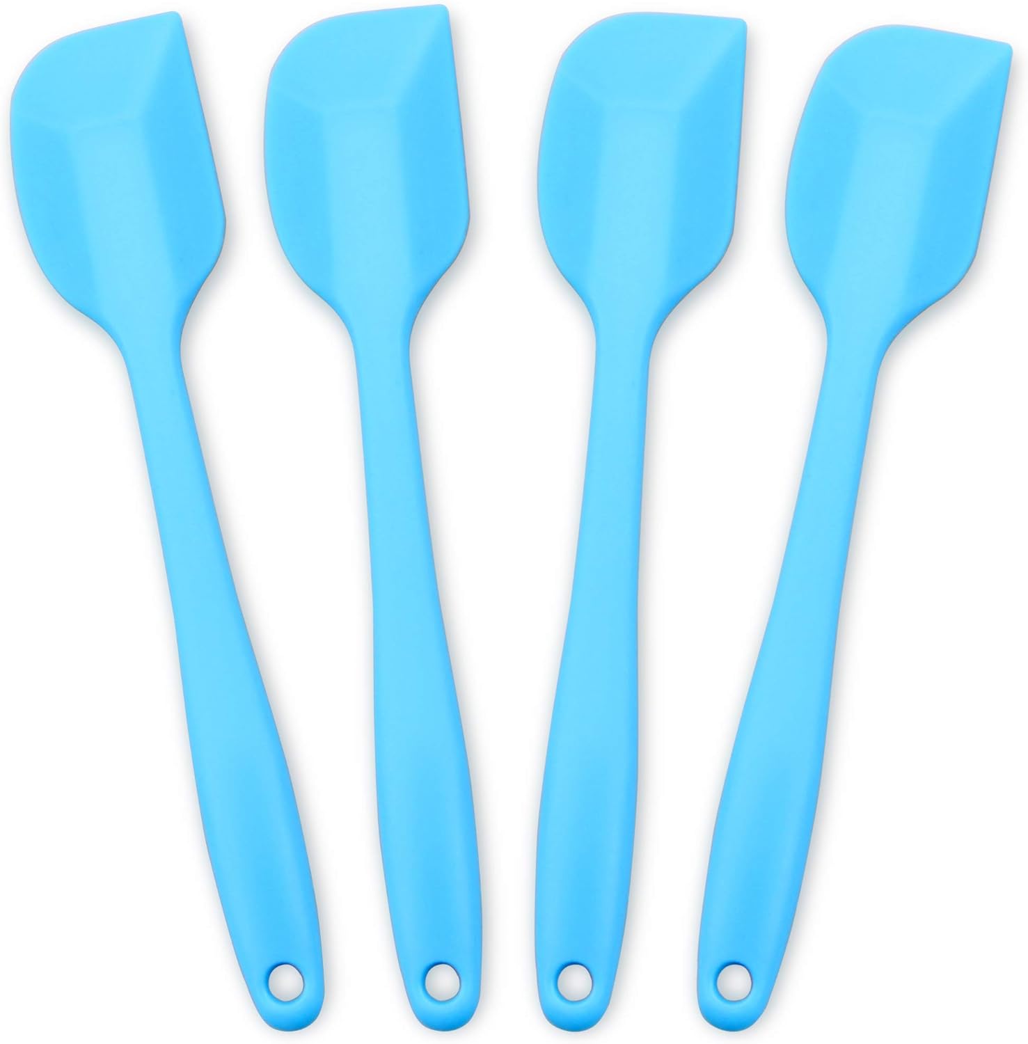 Silicone Spatula, Heat-Resistant Spatulas, Non-stick Rubber Spatulas with Stainless Steel Core -4-piece Set