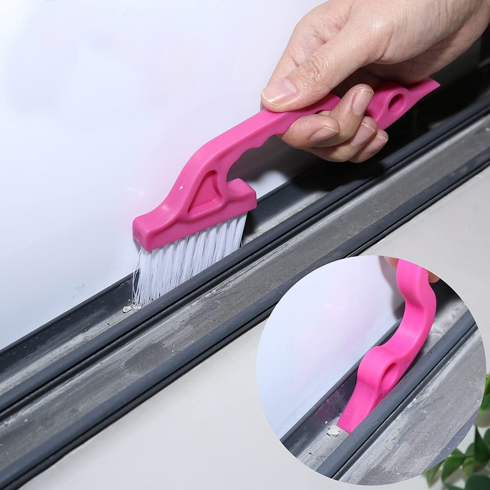 Hand-held  Groove Gap Cleaning Tool, Cleaning Brush, Door Window Cleaning Brush, Kitchen Cleaning Brushes -2Pcs