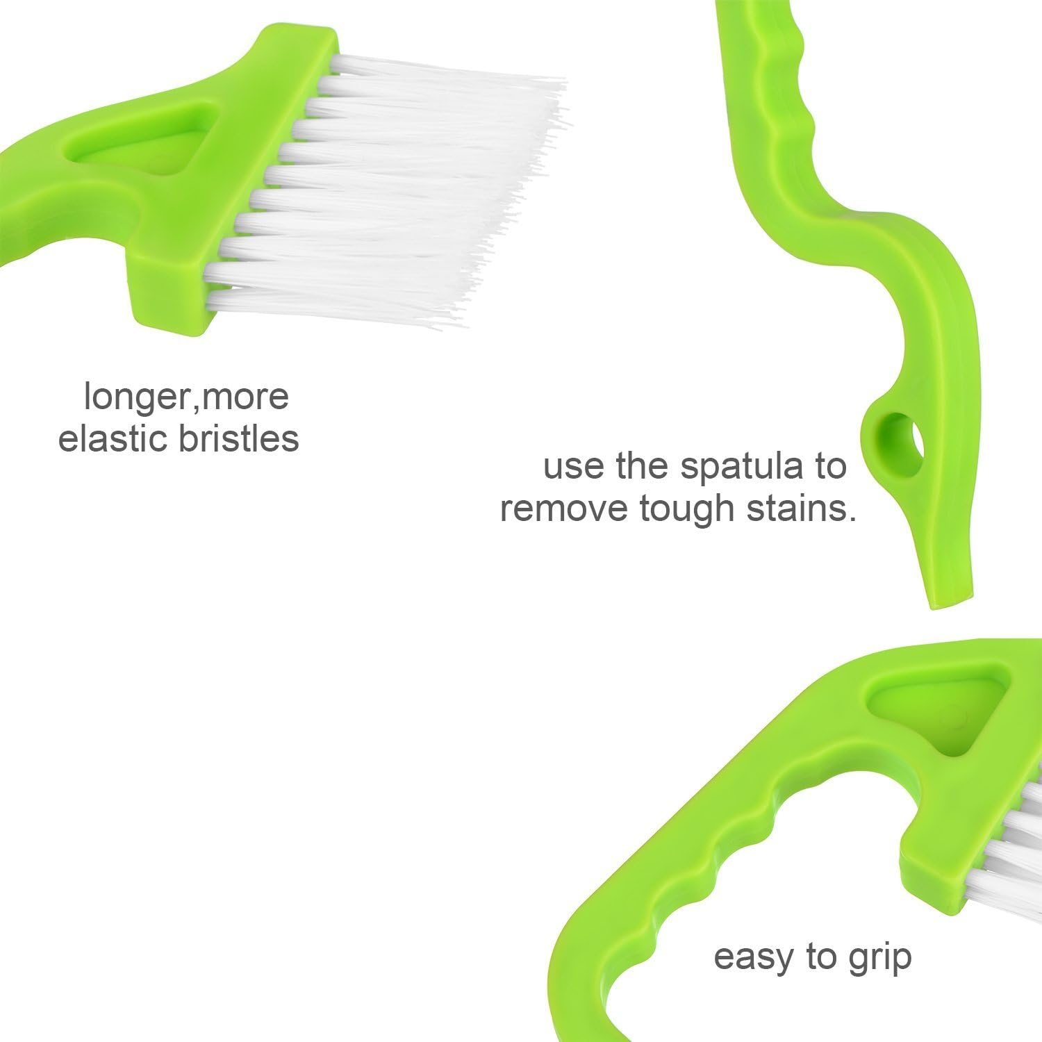 Hand-held  Groove Gap Cleaning Tool, Cleaning Brush, Door Window Cleaning Brush, Kitchen Cleaning Brushes -2Pcs