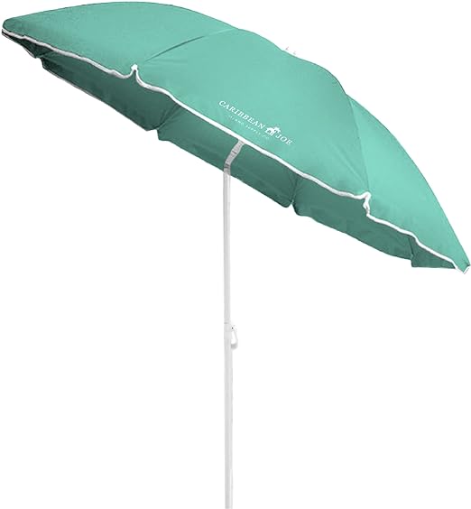 Beach Umbrella, Portable Outdoor Umbrella -Full 6 ft Arc