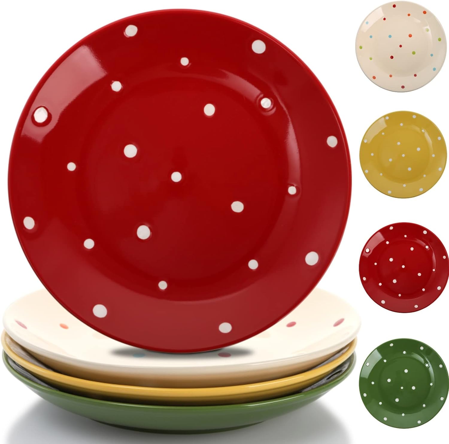 Dessert Plates , Salad Serving Plates, Dinner Plate -8