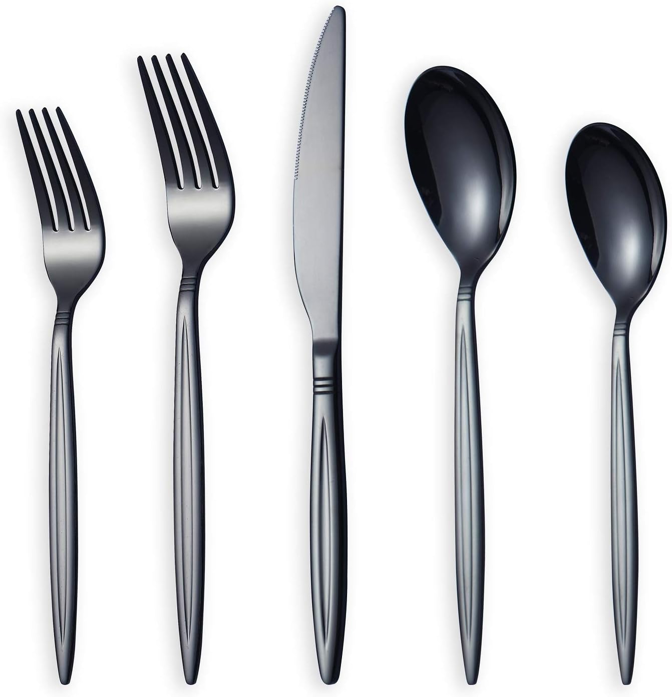 Flatware Set 20 Pieces, Stainless Steel Colorful Silverware Set, Cutlery Set, Utensil Set