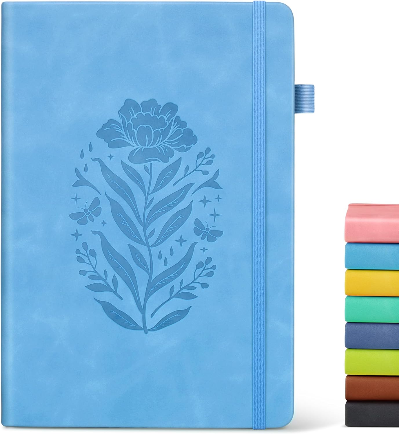 Journal Notebook, Hardcover Leather Journals for Writing, Writing Journal, College Notebook -5.75''X8.38'' (200 Pages-A5)