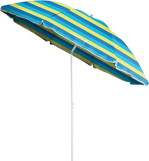 Beach Umbrella, Portable Outdoor Umbrella -Full 6 ft Arc