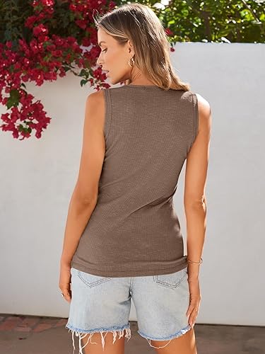 Women Tank Tops, Summer Casual Sleeveless Top, Cami Top -Pack of 3