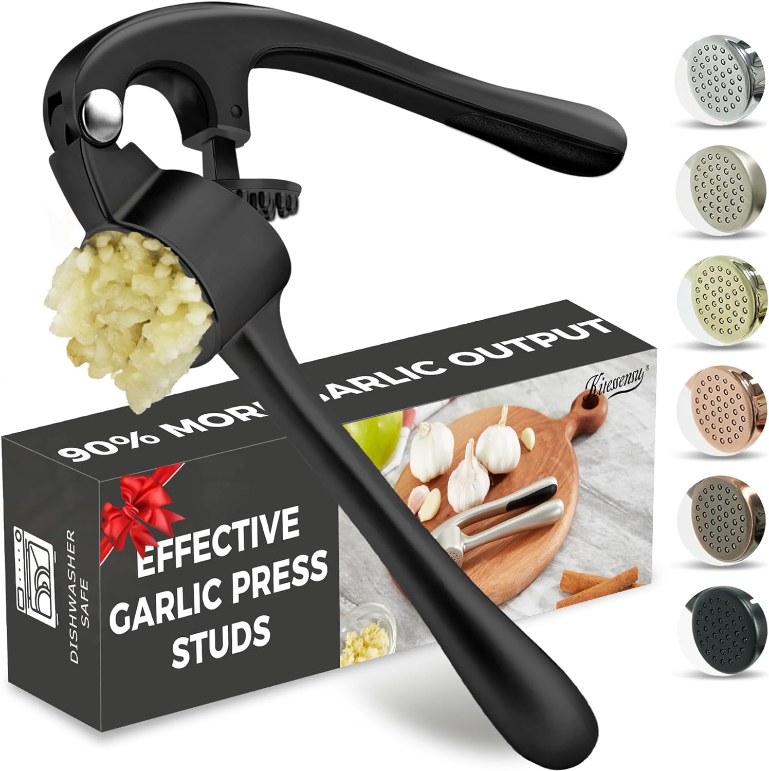 Garlic Press With Studs, Garlic Mincer, Ginger Crusher, Garlic Crusher