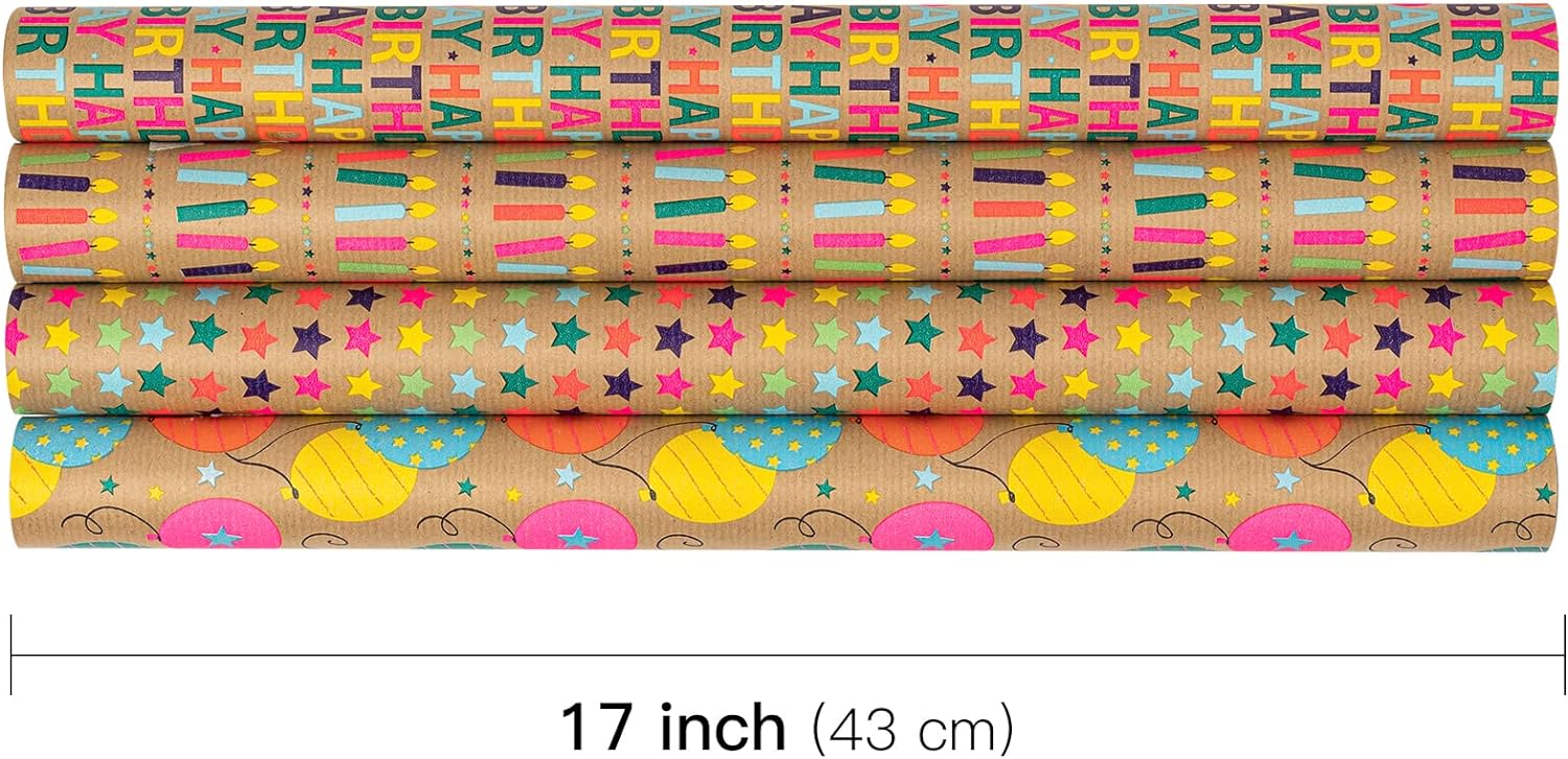 Wrapping Paper Rolls, Gift Wrap, Birthday Gift Wrap -17