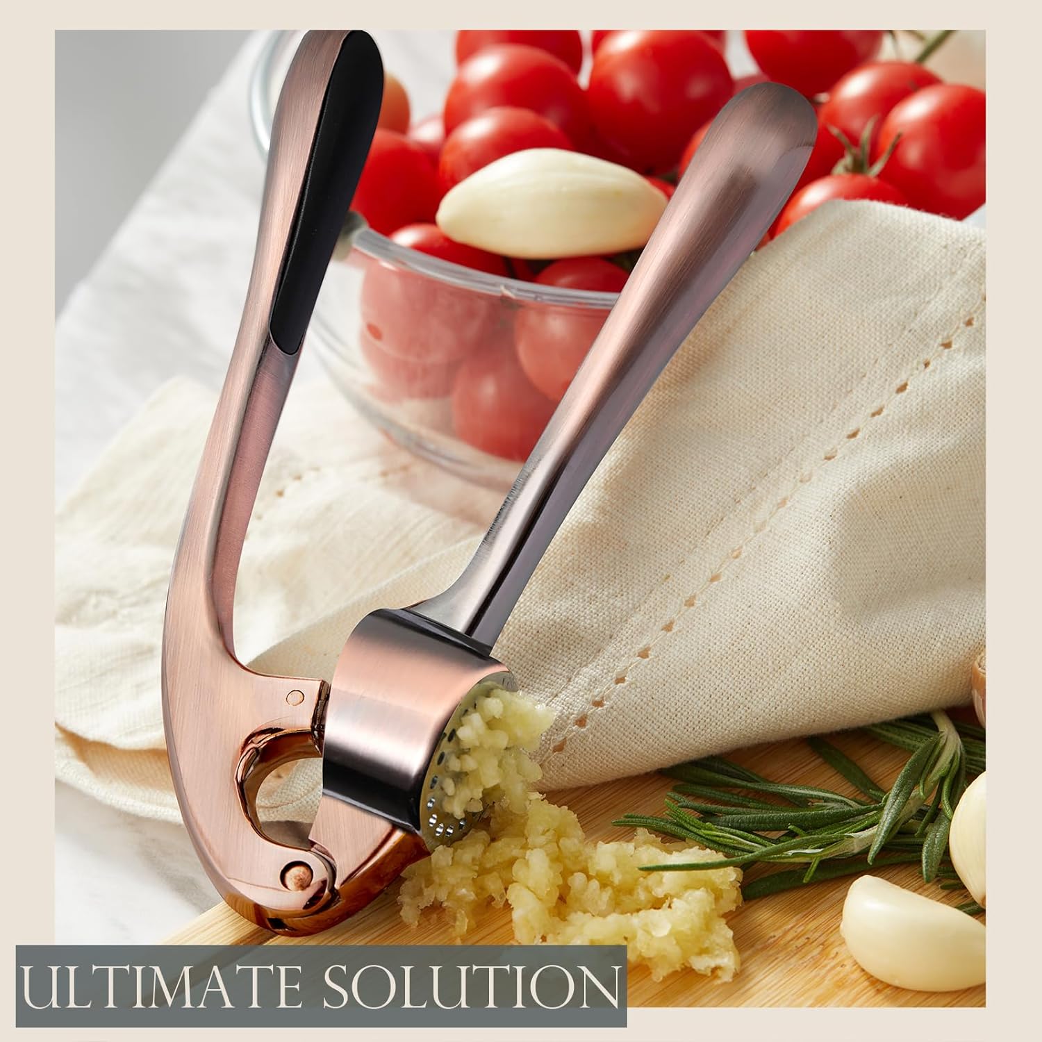 Garlic Press With Studs, Garlic Mincer, Ginger Crusher, Garlic Crusher