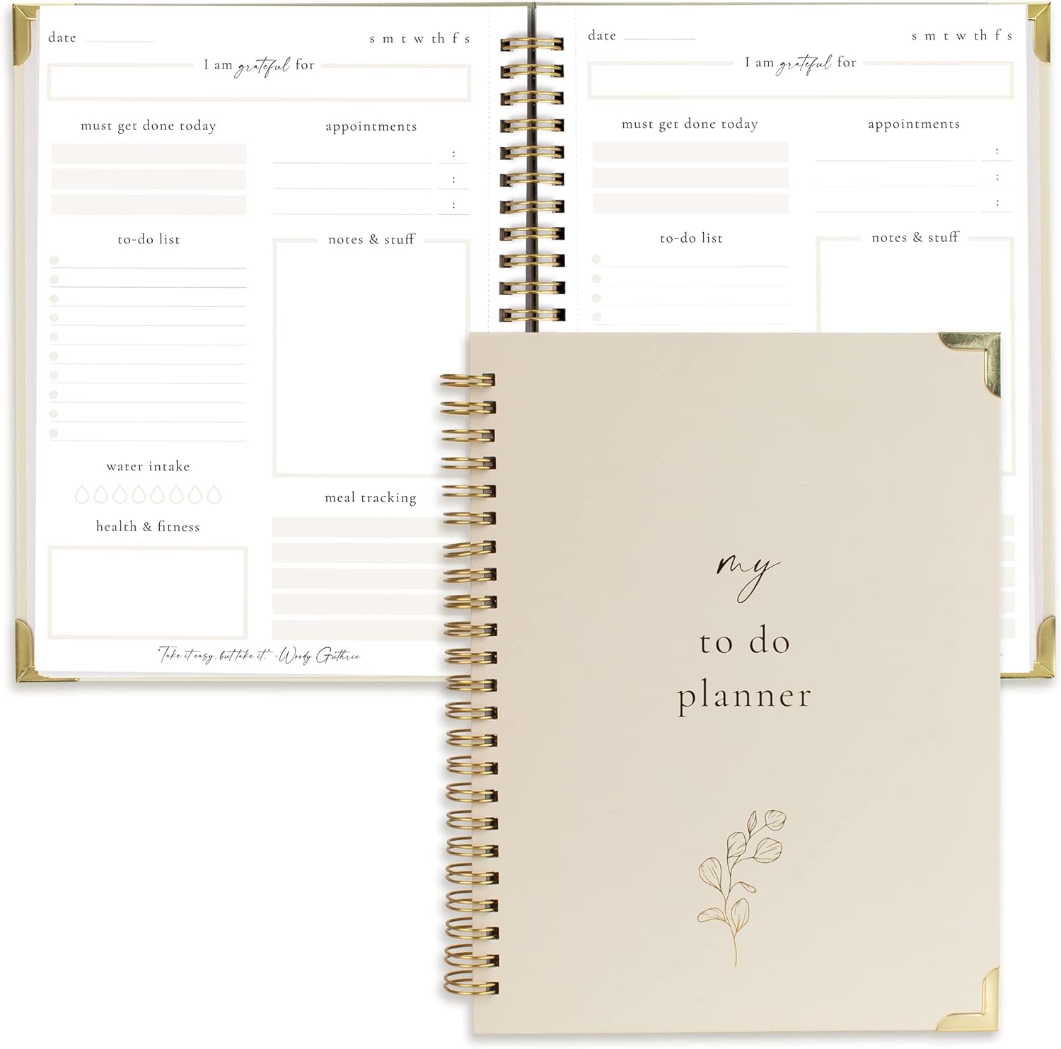 To Do List Notebook, Daily Planner, Undated Planner, Daily Task Planner