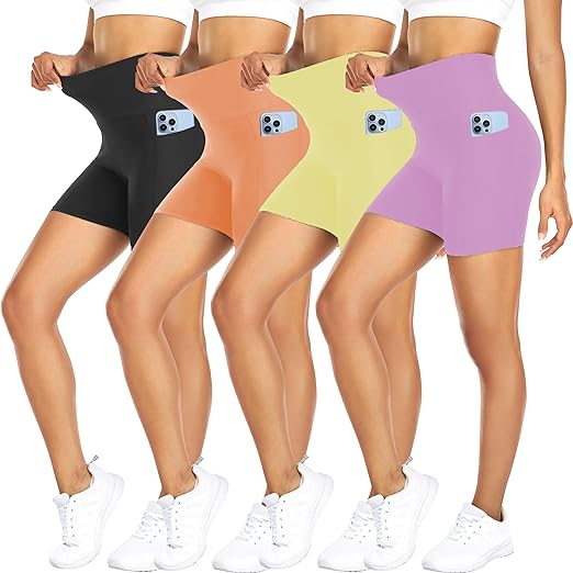 Biker Shorts for Women, Tummy Control Shorts, Tennis Shorts, Women Shorts -5