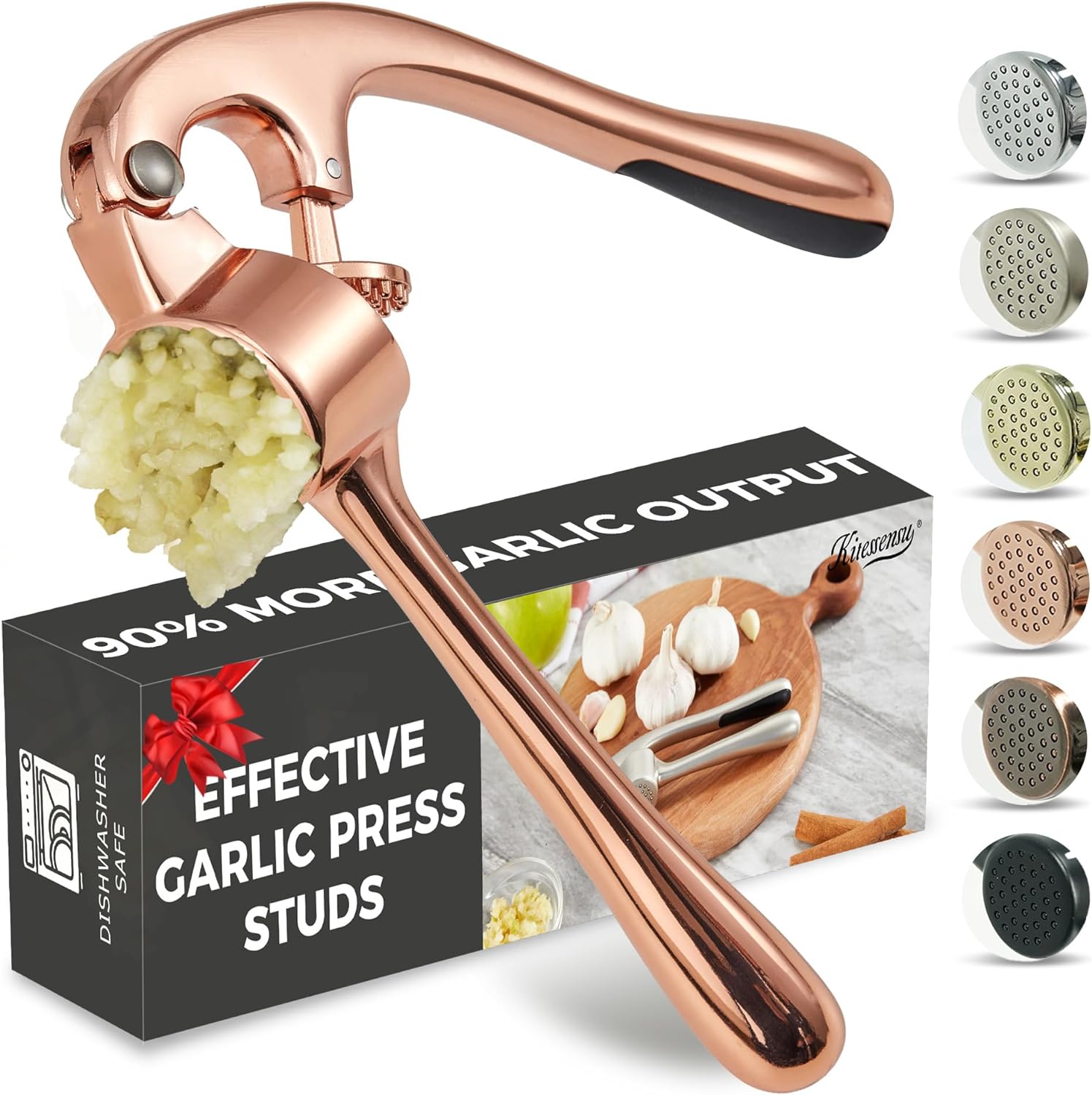 Garlic Press With Studs, Garlic Mincer, Ginger Crusher, Garlic Crusher