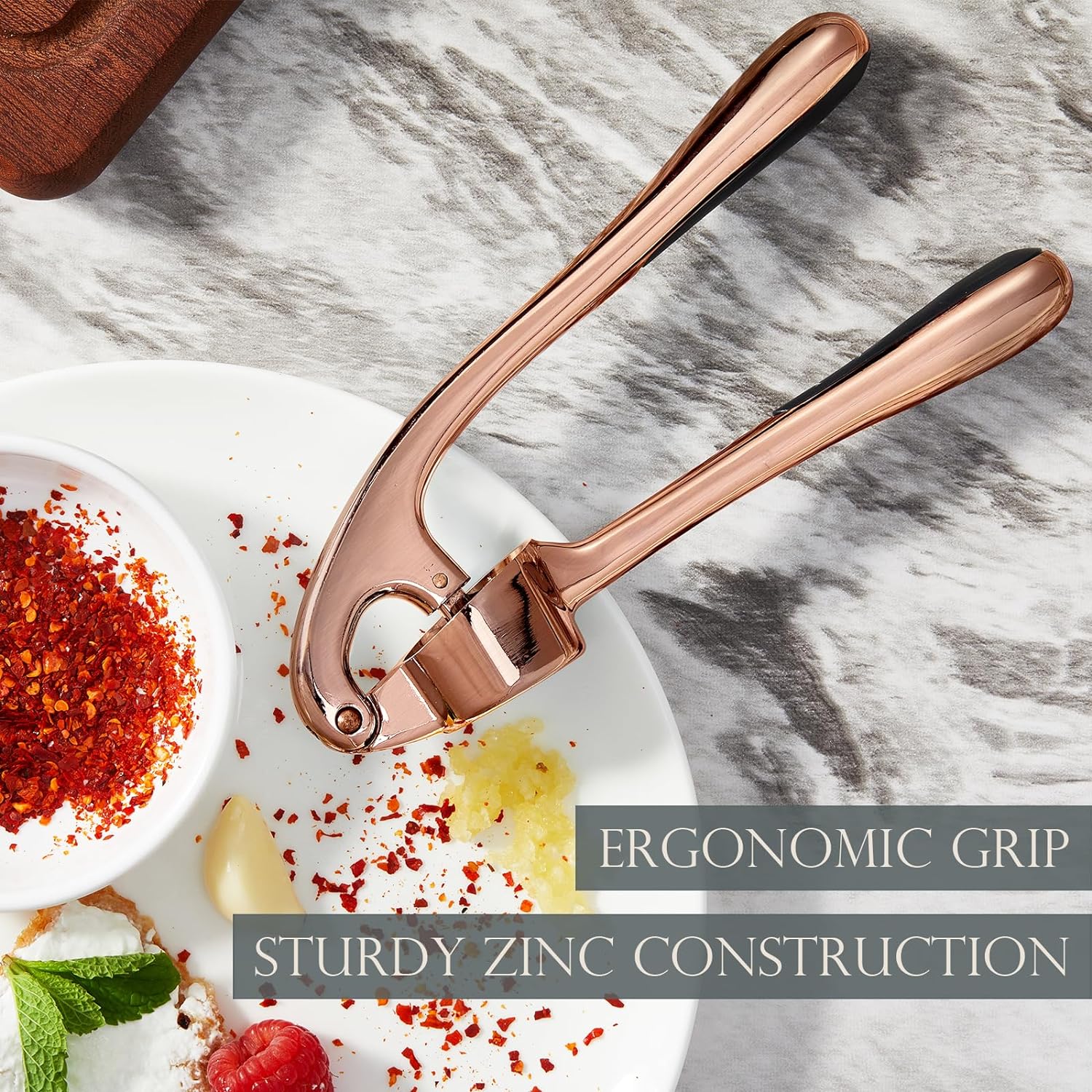 Garlic Press With Studs, Garlic Mincer, Ginger Crusher, Garlic Crusher