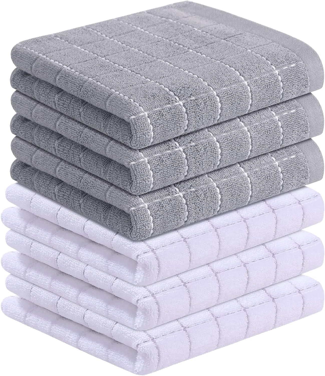 Kitchen Towels, Soft and Super Absorbent Dish Towels, Cotton Kitchen Towels -Pack of 4 (13