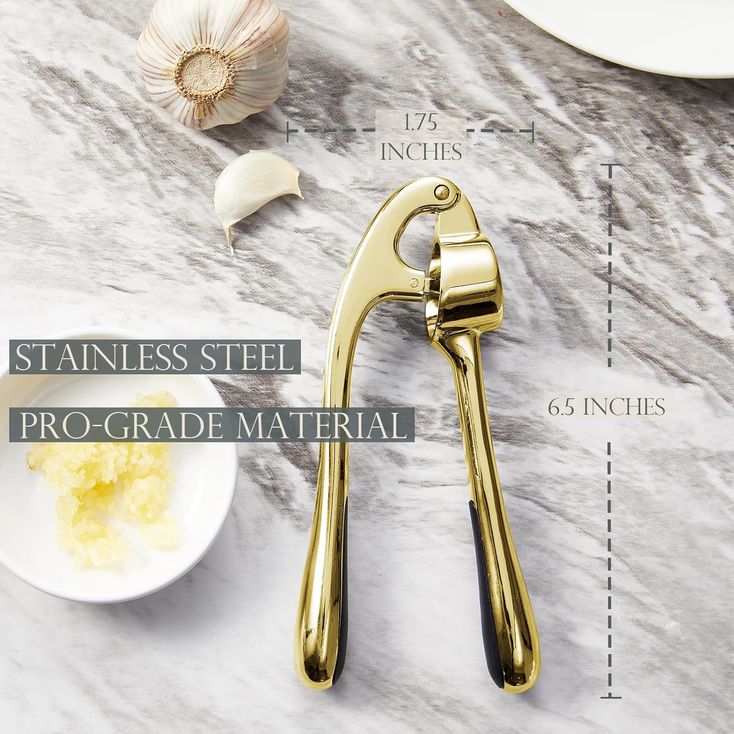 Garlic Press With Studs, Garlic Mincer, Ginger Crusher, Garlic Crusher