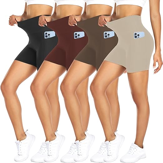 Biker Shorts for Women, Tummy Control Shorts, Tennis Shorts, Women Shorts -5