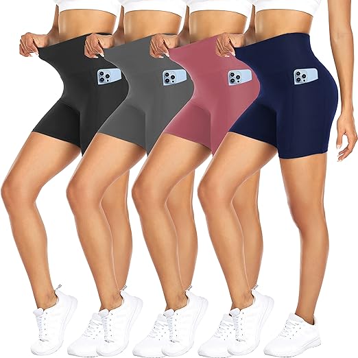 Biker Shorts for Women, Tummy Control Shorts, Tennis Shorts, Women Shorts -5