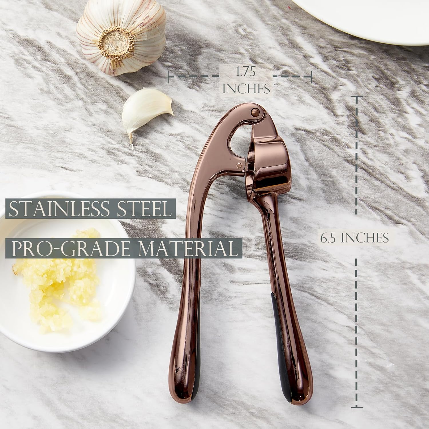 Garlic Press With Studs, Garlic Mincer, Ginger Crusher, Garlic Crusher