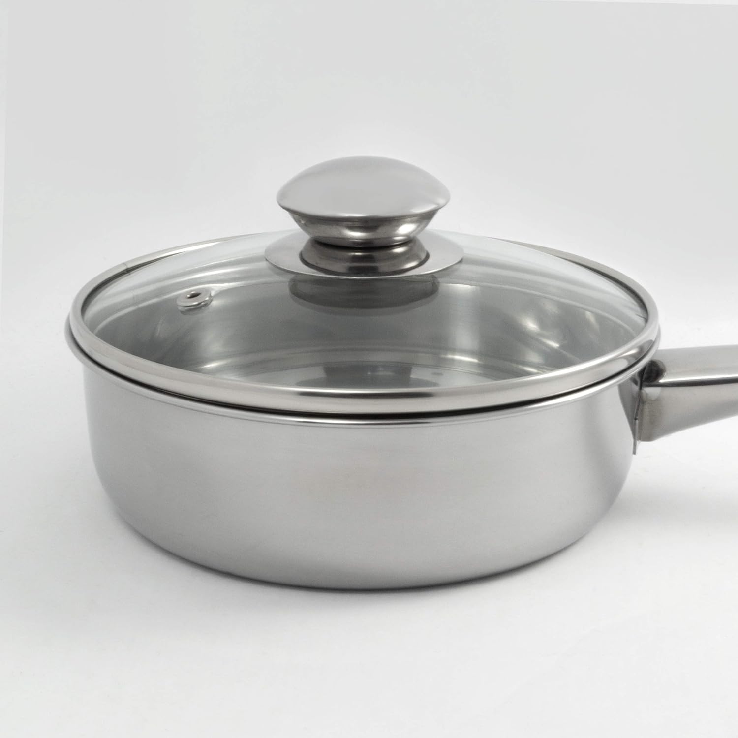 Stainless Steel Egg Poacher, Non Stick Kitchenware, Stove Top, Cooking Pan, Cooking Pot, Egg Poacher -18/10 (2 Cups)