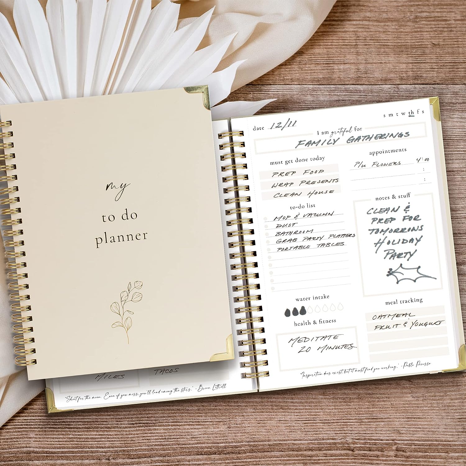 To Do List Notebook, Daily Planner, Undated Planner, Daily Task Planner