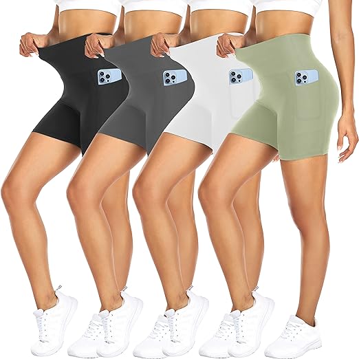 Biker Shorts for Women, Tummy Control Shorts, Tennis Shorts, Women Shorts -5