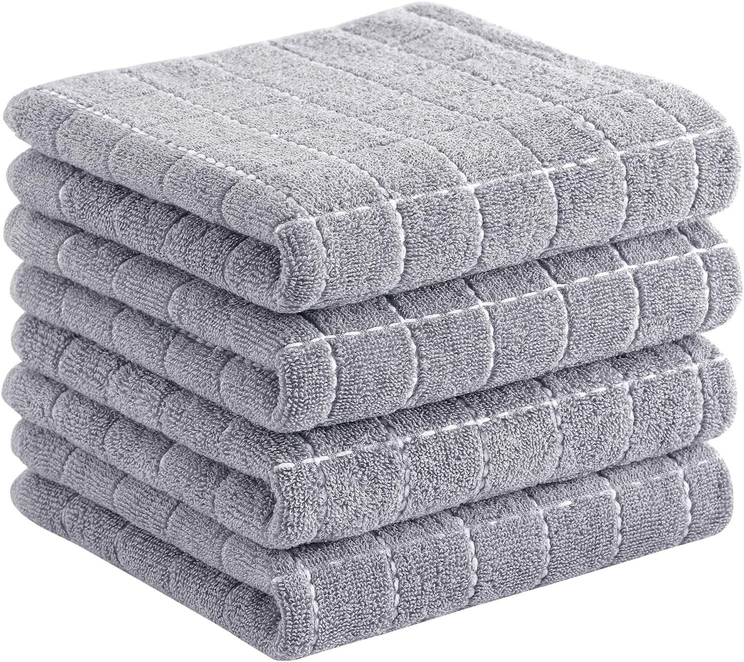 Kitchen Towels, Soft and Super Absorbent Dish Towels, Cotton Kitchen Towels -Pack of 4 (13