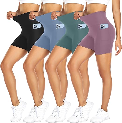 Biker Shorts for Women, Tummy Control Shorts, Tennis Shorts, Women Shorts -5