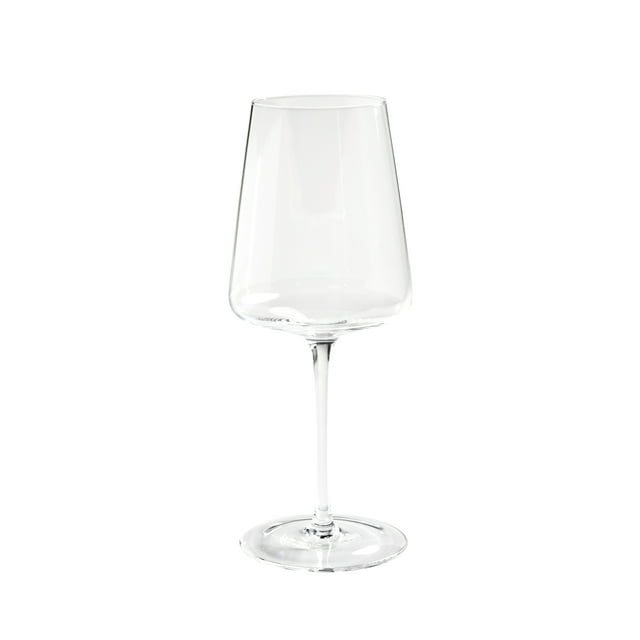 Clear Flared Red Wine Glass with Stem -4 Pcs