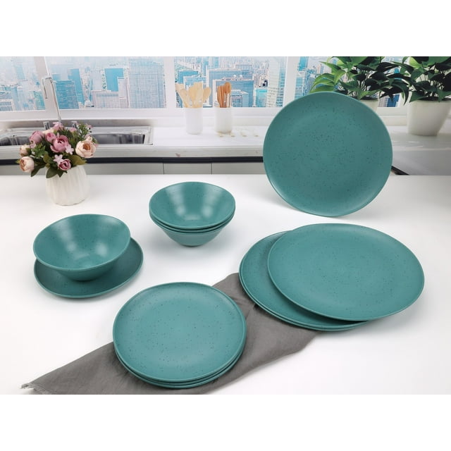 Eco-Friendly Dinnerware Set -Pack of 12